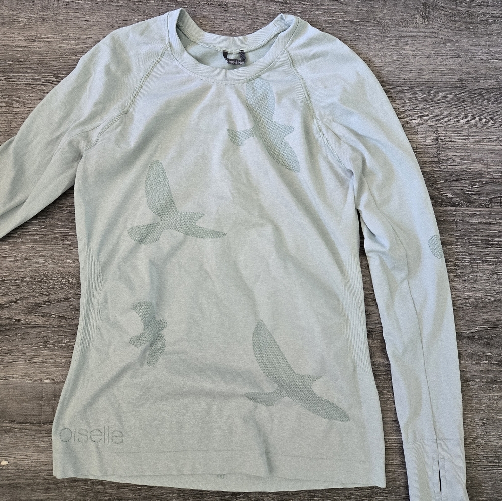 Oiselle Flyte Long Sleeve Lg Mint
